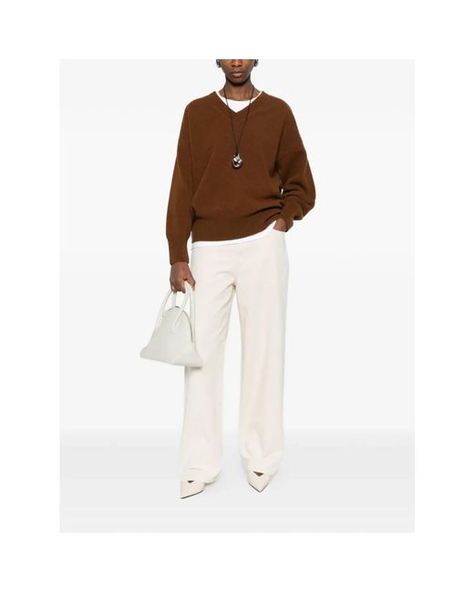 Rohe Jeans ,Wit ,Straight Jeans in het White