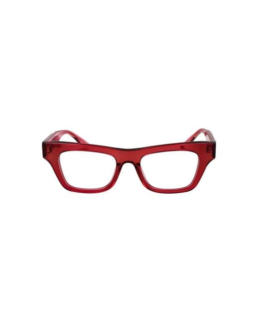 Trussardi Red Glasses