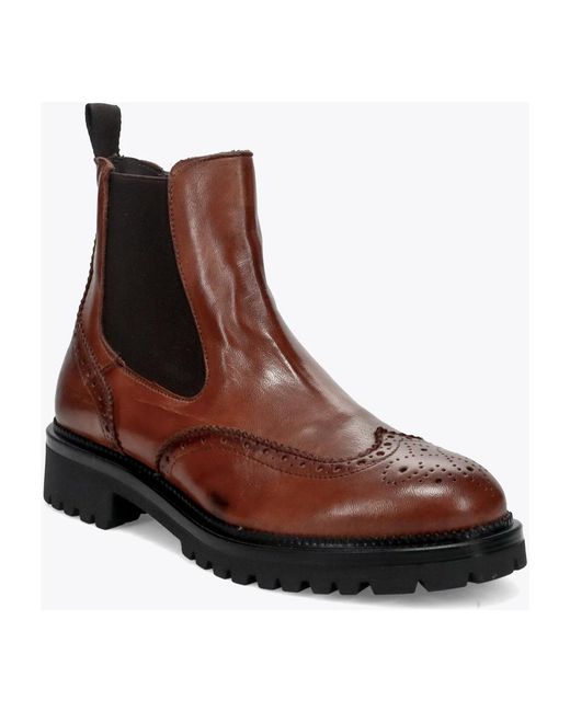 Sangiorgio Brown Chelsea Boots