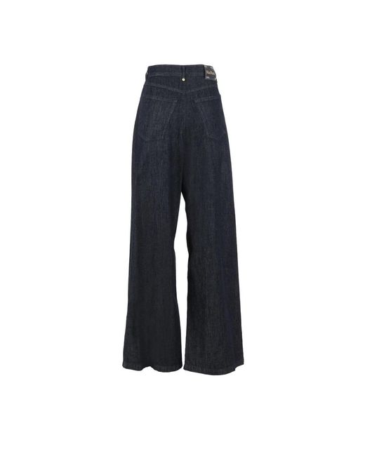 Max Mara Blue Wide Jeans