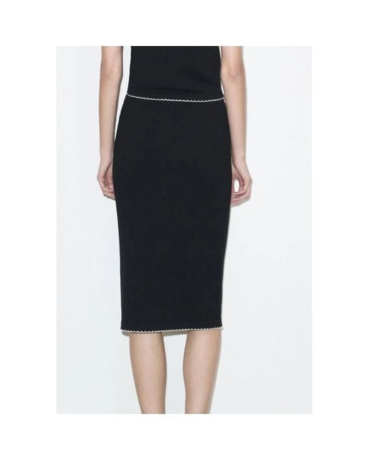 Tory Burch Black Pencil Skirts
