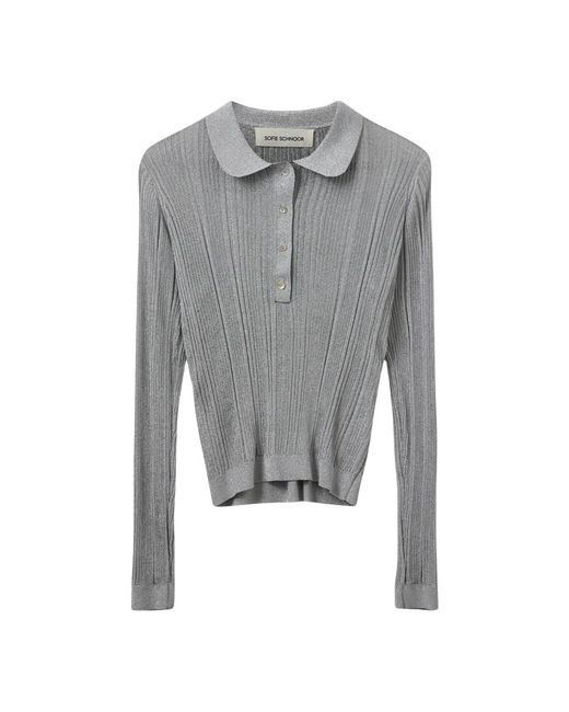 Sofie Schnoor Gray Round-Neck Knitwear