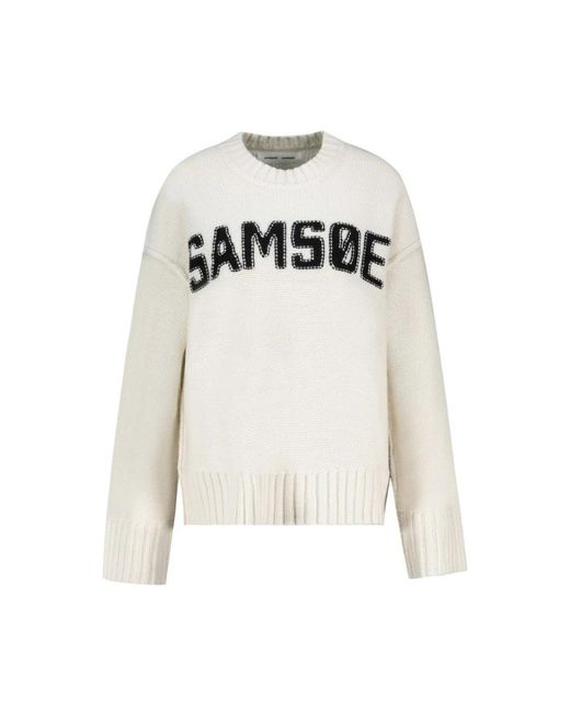 Samsøe & Samsøe White Sakeiku Pullover 11250
