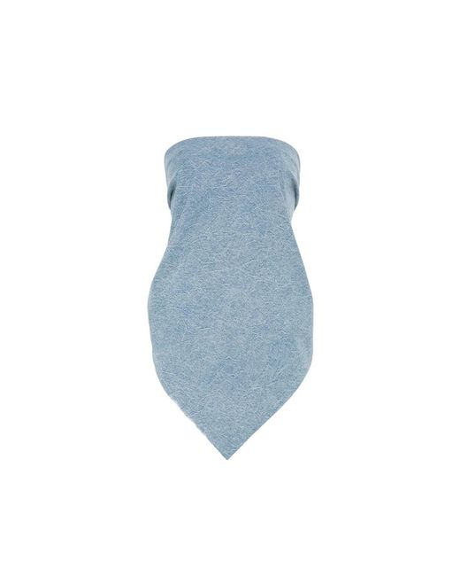 Agolde Blue Sleeveless Tops