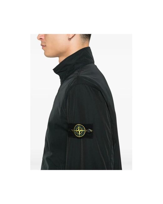 Stone Island Jassen ,Zwart ,Outerwear in het Black voor heren