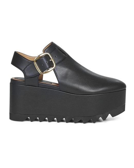 Stella McCartney Black Wedges