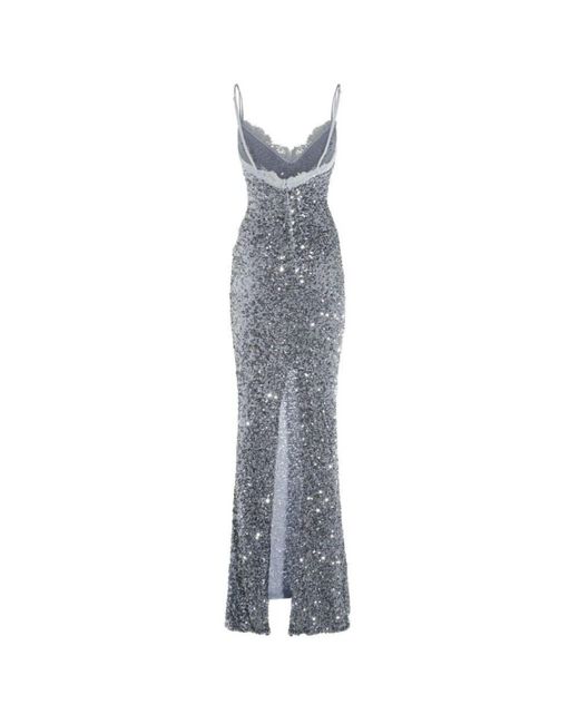 Party Dresses Elisabetta Franchi de color Gray