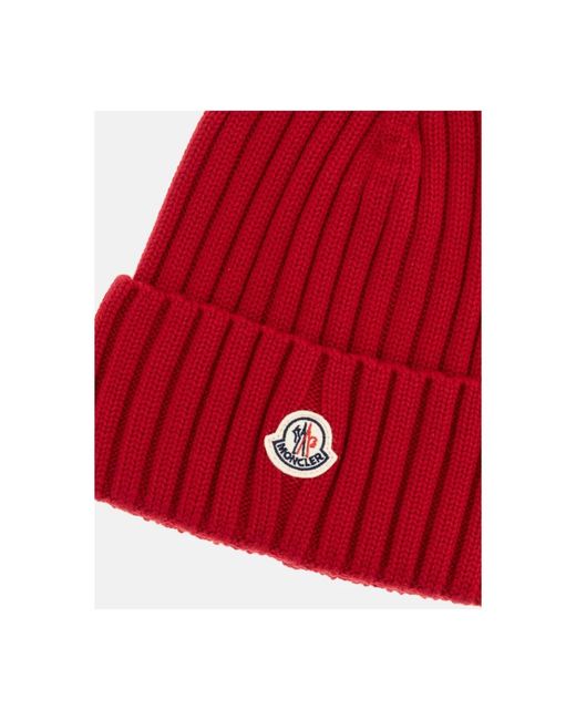 Beanies di Moncler in Red