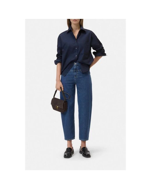 Closed Cropped Jeans in het Blue