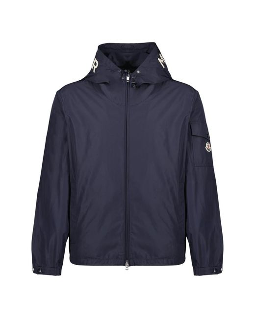 Moncler Blue Light Jackets for men