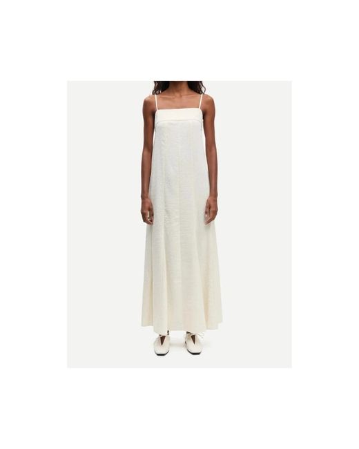 Maxi Dresses Samsøe & Samsøe de color White