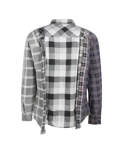 Needles Gray Casual Shirts for men