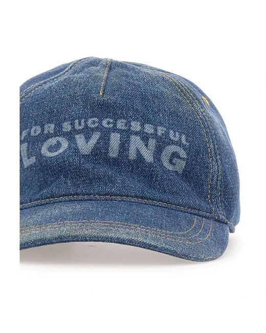 DIESEL Blue Hats & Caps