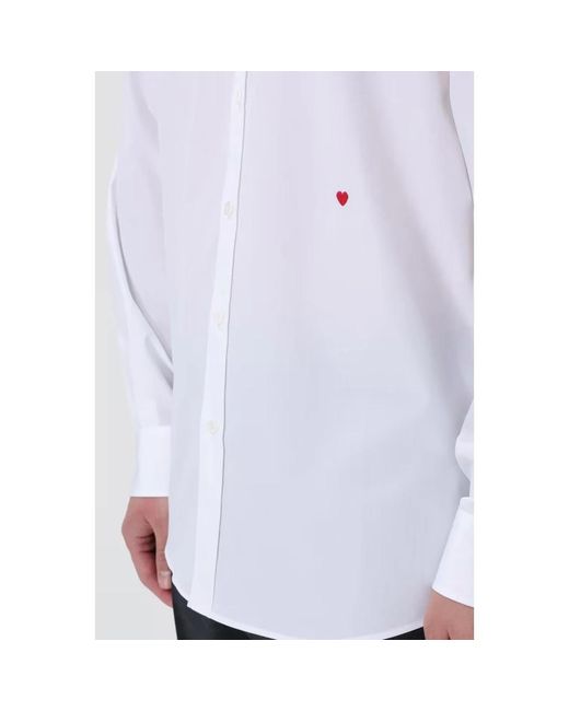 Moschino White Casual Shirts for men