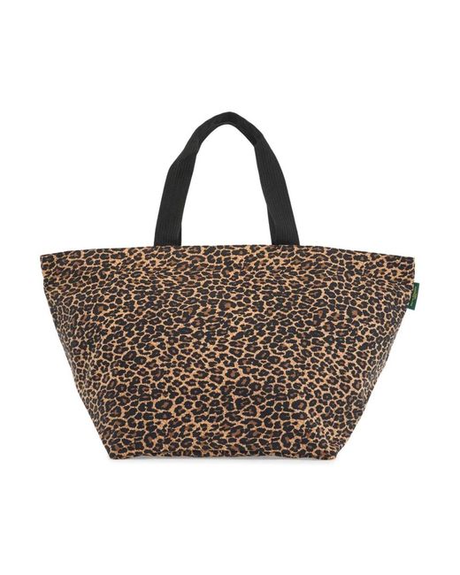 Herve Chapelier Brown Tote Bags