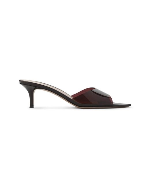 Gianvito Rossi Brown Heeled Mules