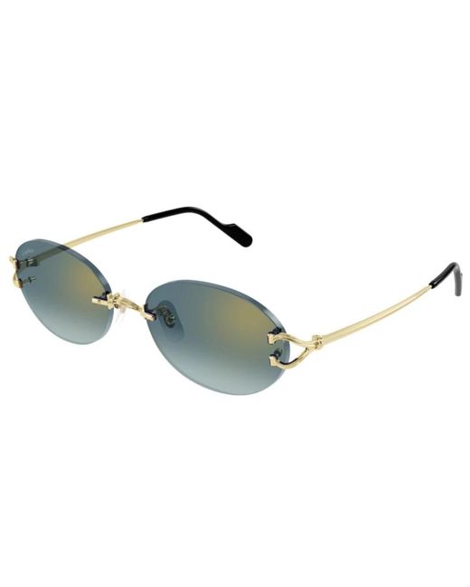 Cartier Yellow Sunglasses
