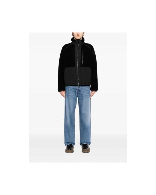 Canada Goose Black Faux Fur & Shearling Jackets for men