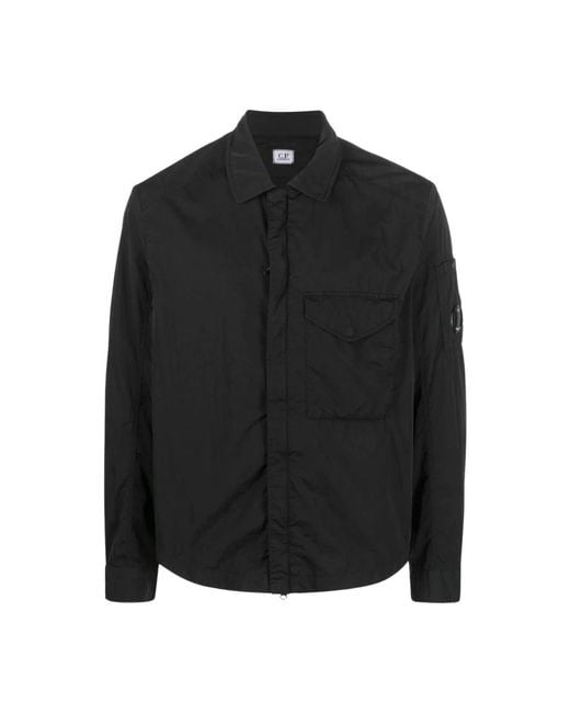 C P Company Black Light Jackets for men