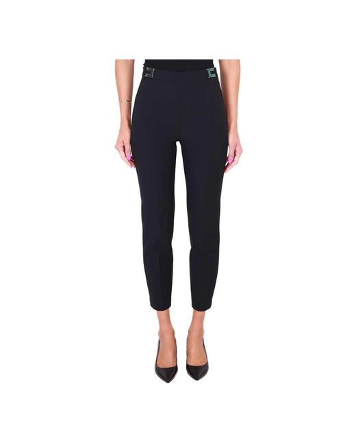 Elisabetta Franchi Slim-Fit Trousers in het Blue