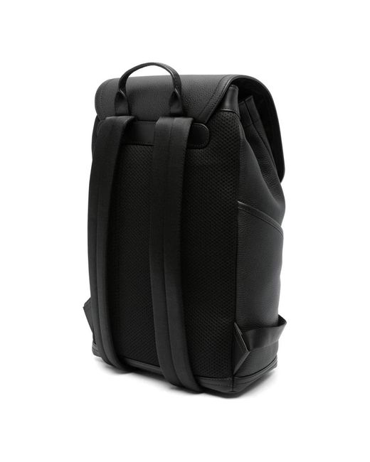 Michael Kors Casual schwarzer leder rucksack in Gray für Herren