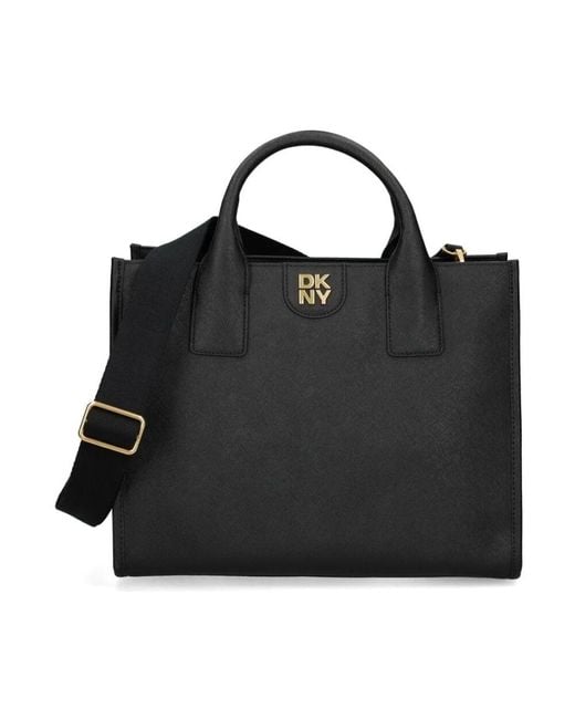 DKNY Black Shopping Bags