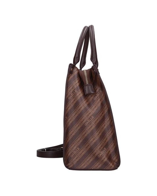 Gaelle Paris Brown Shopping Bags