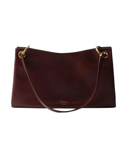 Prada Purple Shoulder Bags