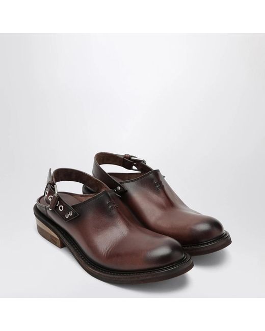 Miu Miu Brown Flat Sandals