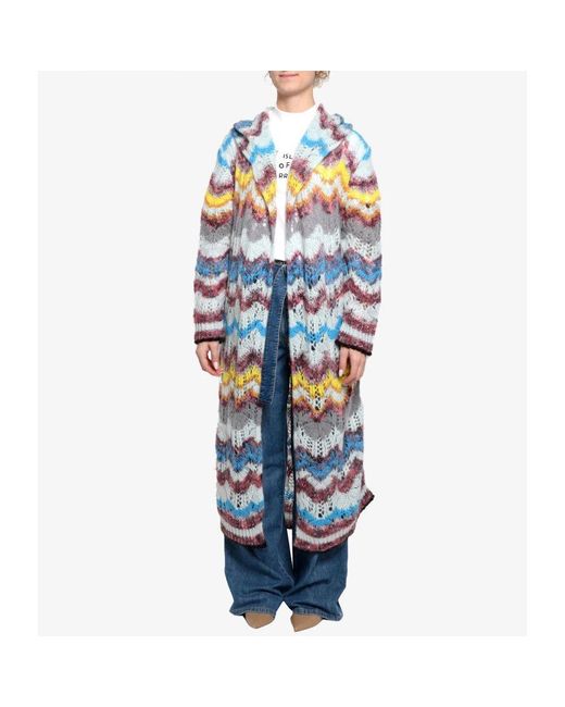 Philosophy Di Lorenzo Serafini Blue Gestreifter pullover