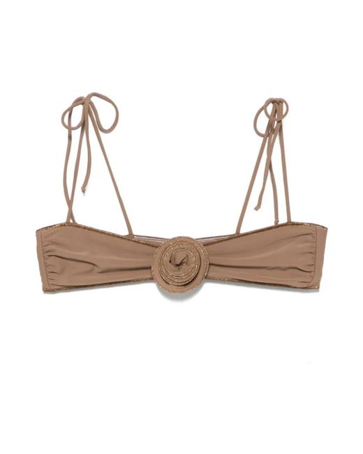 LaRevêche Badmode ,Bruin ,Leyla Bikini Top in het Brown