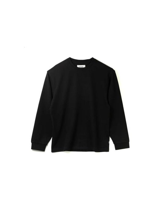Wax London Black Long Sleeve T-Shirts for men