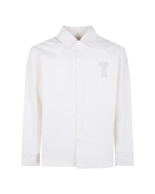 AMI White Formal Shirts for men