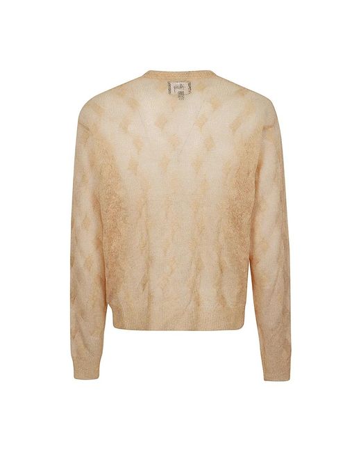 Stussy Natural Round-Neck Knitwear for men