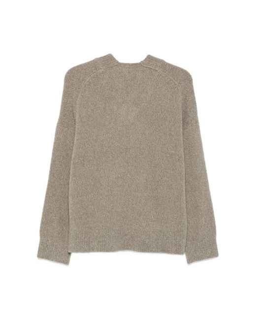 Christian Wijnants Gray V-Neck Knitwear
