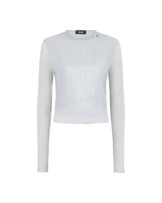 Gcds Blue Long Sleeve T-Shirts
