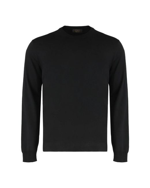 Slowear Round-Neck Knitwear in het Black voor heren