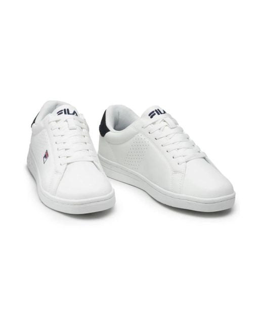 Fila White Memory Cage Sneakers for men