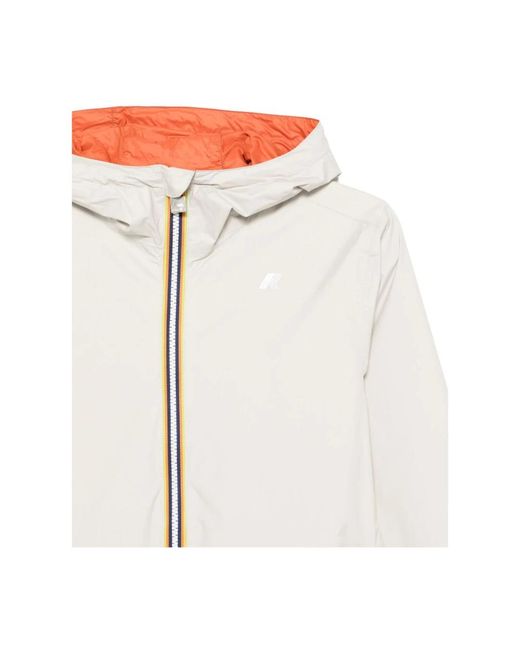K-Way White Light Jackets for men