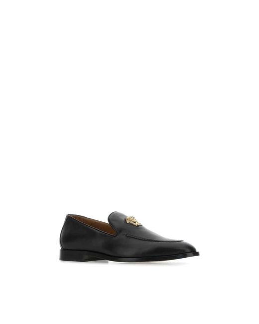 Versace Black Loafers for men