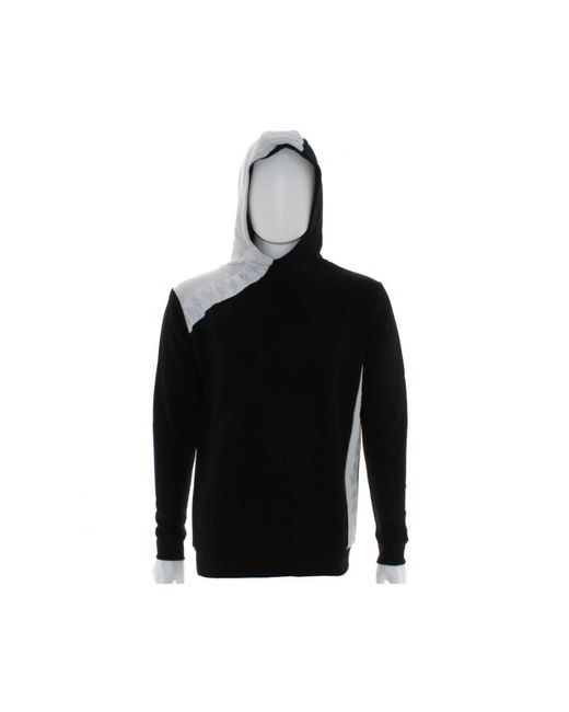 Kappa Lässiger hoodie für täglichen komfort in Black für Herren