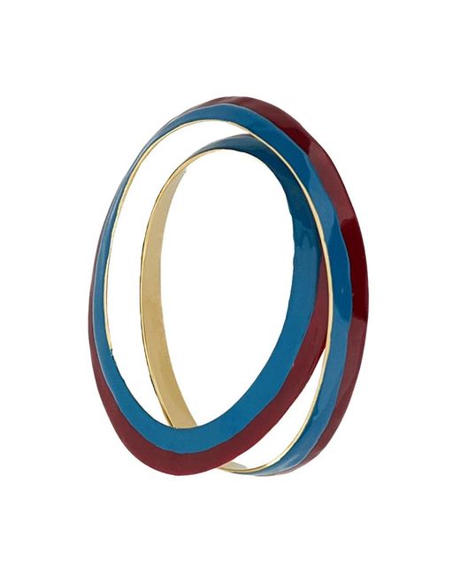 Marni Blue Emaille-Spiralarmband