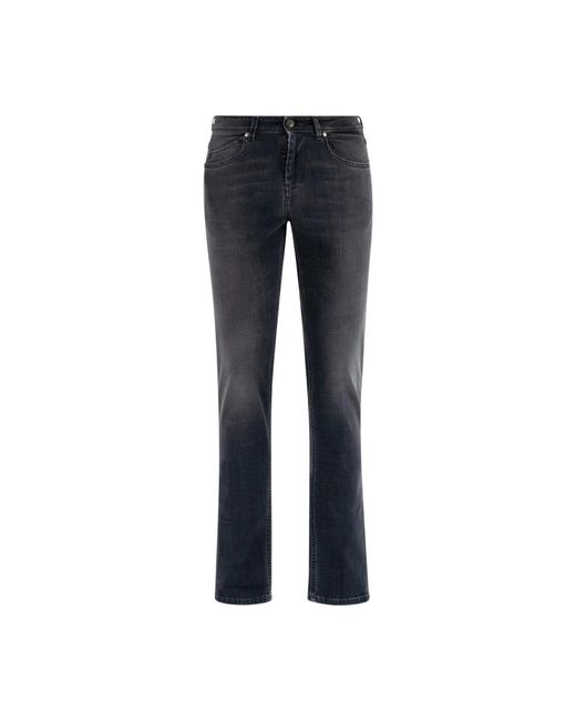 Jeans slim fit grigio di Re-hash in Blue da Uomo