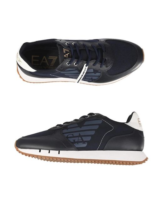 EA7 Blue Sneakers for men