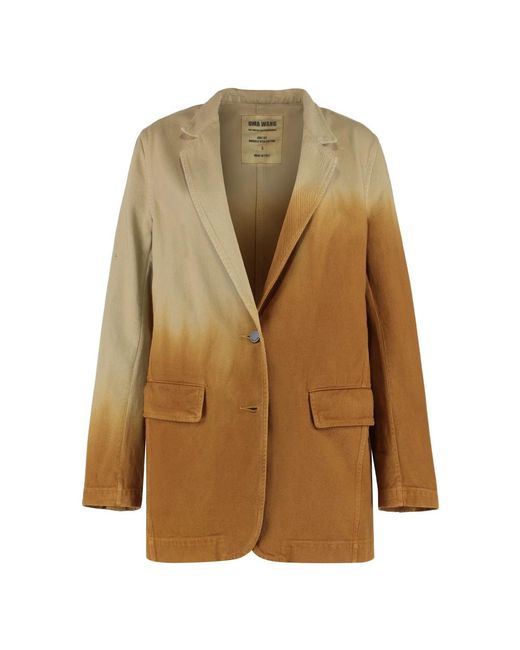 Uma Wang Blazers in het Natural
