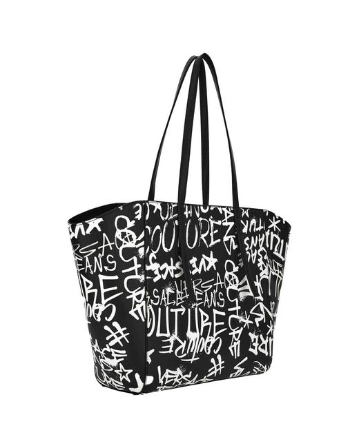 Borsa couture nera di Versace Jeans Couture in Black