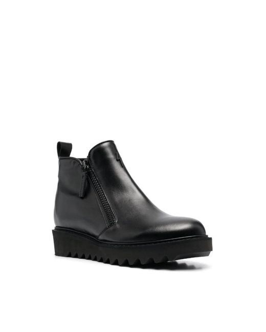 Giuseppe Zanotti Black Ankle Boots for men