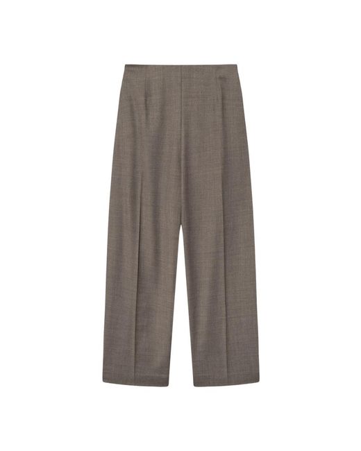 Mark Kenly Domino Tan Gray Wide Trousers