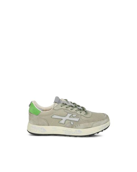 Premiata Green Sneakers for men