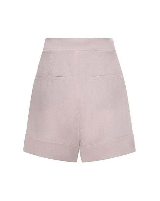Max Mara Purple Short Shorts